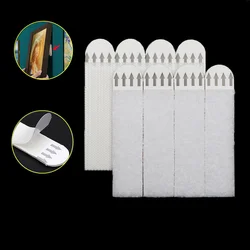 Punch-free Frame Tape Strips Picture Hanging Tape Self Adhesive Picture Frame Fixed Poster Wall Hook Home Living room Decoration