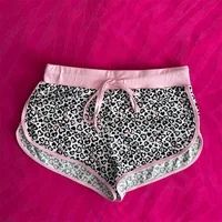 Y2K short d'été décontracté taille basse pour femmes short de style sportif imprimé monogramme brodé pantalon chaud serré Kawaii Streetwear emo 3