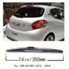 14" Rear Wiper Blade Windshield Windscreen Clean Tailgate Window Car Rain Brush  For Peugeot 208 A9 MK1 2012 - 2018 3