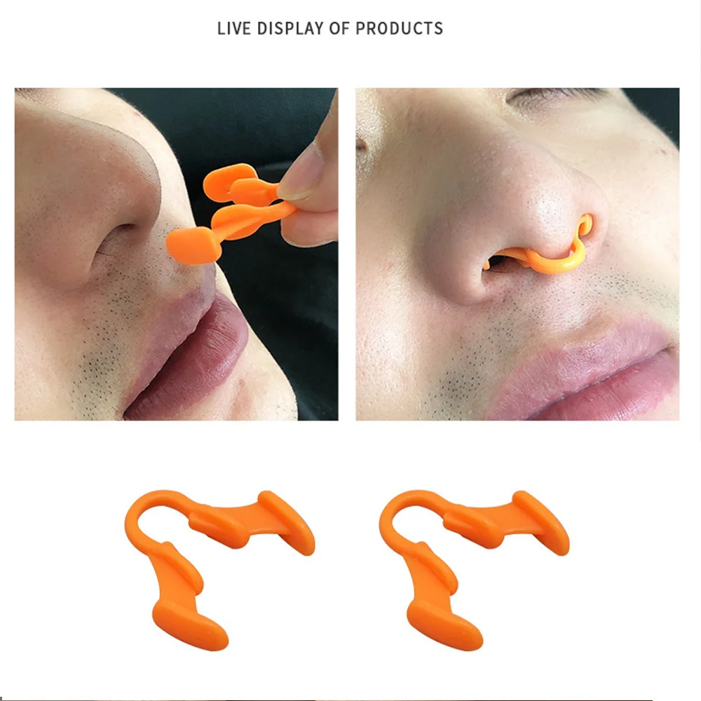 Silicone Anti-Snoring Nose Clip Device Nasal Dilator To Stop Snoring Improve Sleep Sport Easy Breathing for Rhinitis Relief