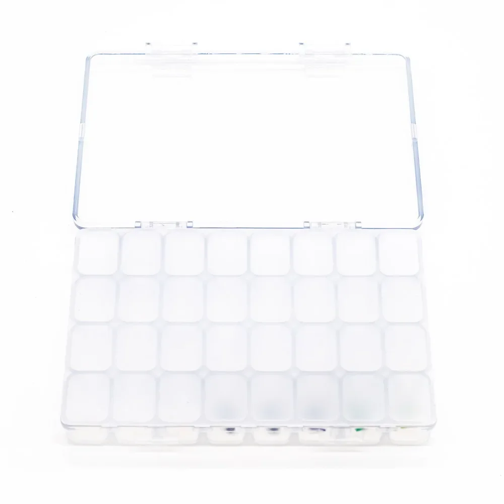 ArtSecret Transparent Paint Storage Palette Box 32 Wells Airtight Stay Wet for Watercolor Gouache Acrylic and Oil Paint