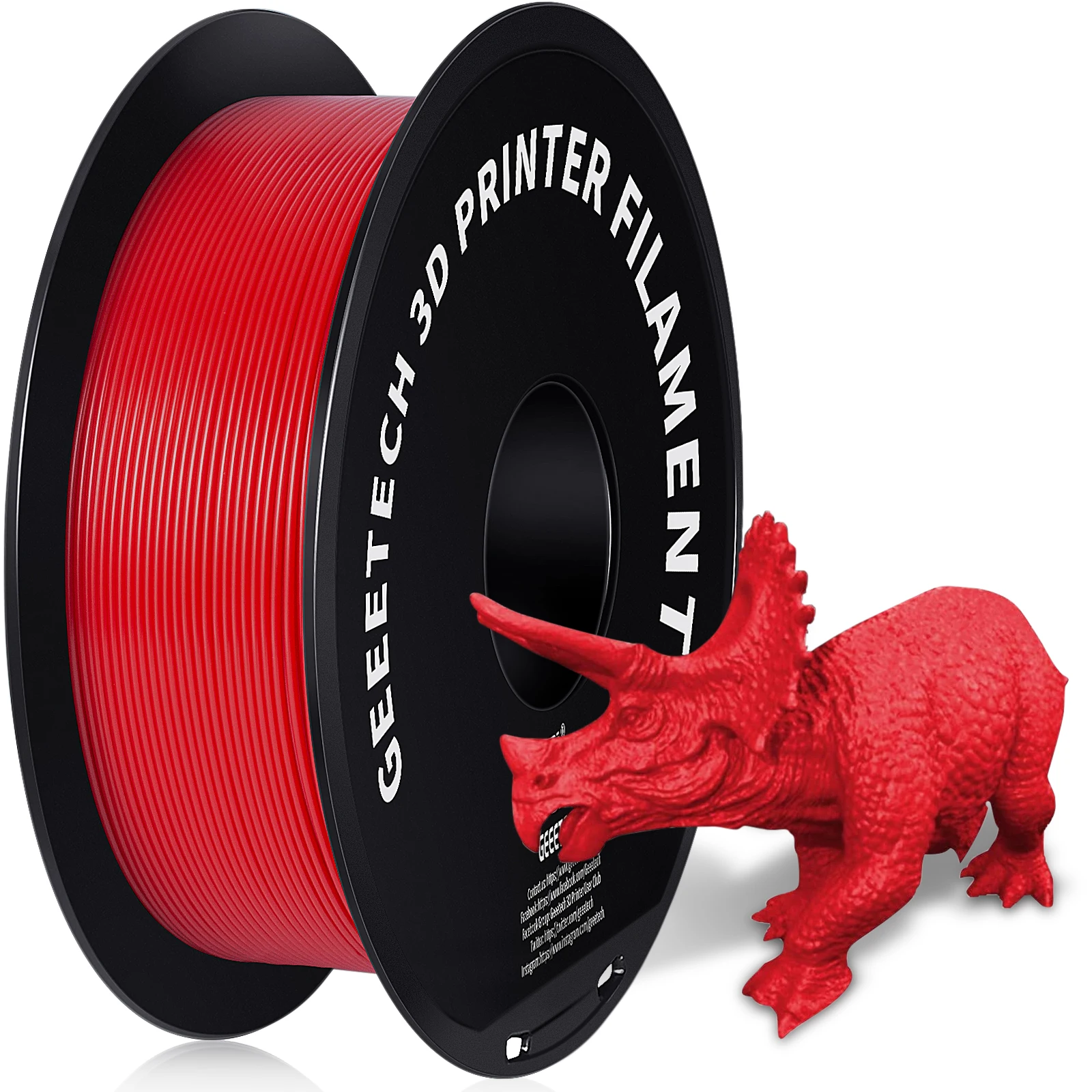 Geeetech 1kg 1.75 mm 1kg 2.2lbs Puro Petg Filamento da Impressora 3d Embalagem a Vácuo Emaranhado-livre Materiais de Impressão 3d - Imagem 4