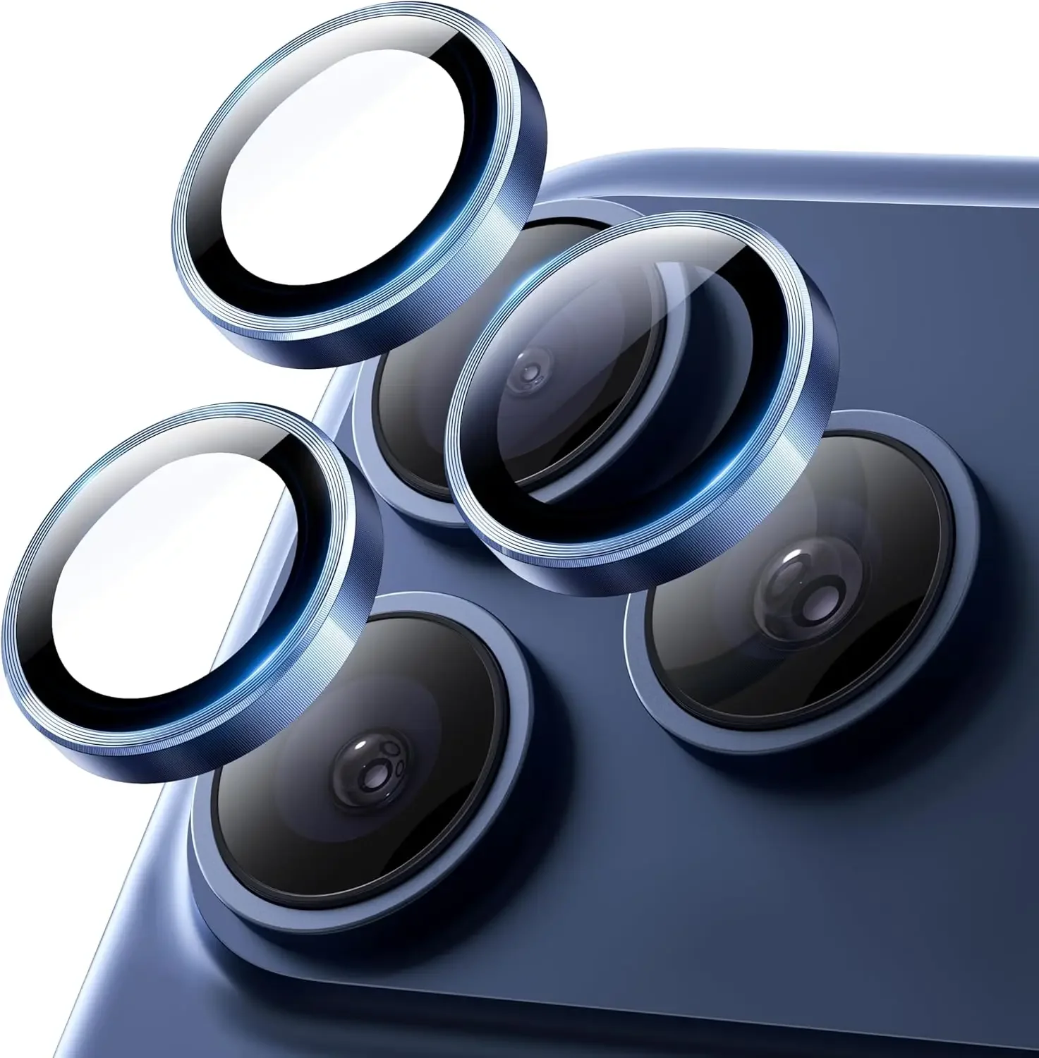 1-3 قطعة غطاء حامي عدسة الكاميرا البرتقالي آيفون 1...