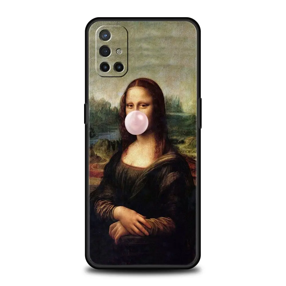 Aesthetic Art Cover Featuring David and Mona Lisa Design