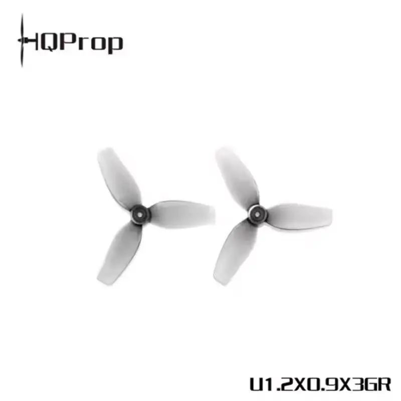 4pairs HQprop 1.2inch Three Blades Propeller Ultralight 1.2x0.9x3(31MM)-1MM Positive Negative Props for RC FPV Drone Spare Parts