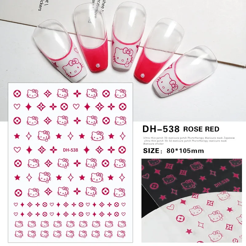 

Наклейка для ногтей, милый мультяшный разнообразный клей для ногтей, очень привлекательный праздничный подарок