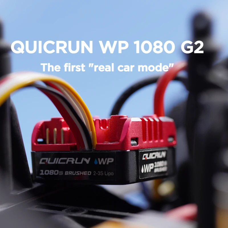 새로운 HobbyWing QuicRun ESC 1:10 1/8 업그레이드 1080 G2 크롤러 브러시 브러시드 WP 80A 전자 속도 컨트롤러 1/8 1:10 RC 자동차