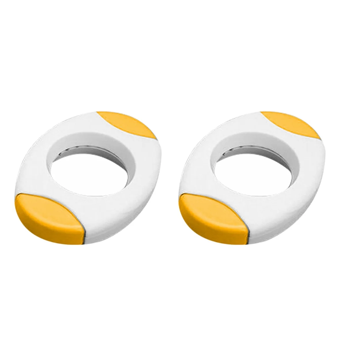 

2 упаковки искусственных яиц, яйцерезка для быстрой резки готовых яиц, Бытовые аксессуары для выпечки, желтые