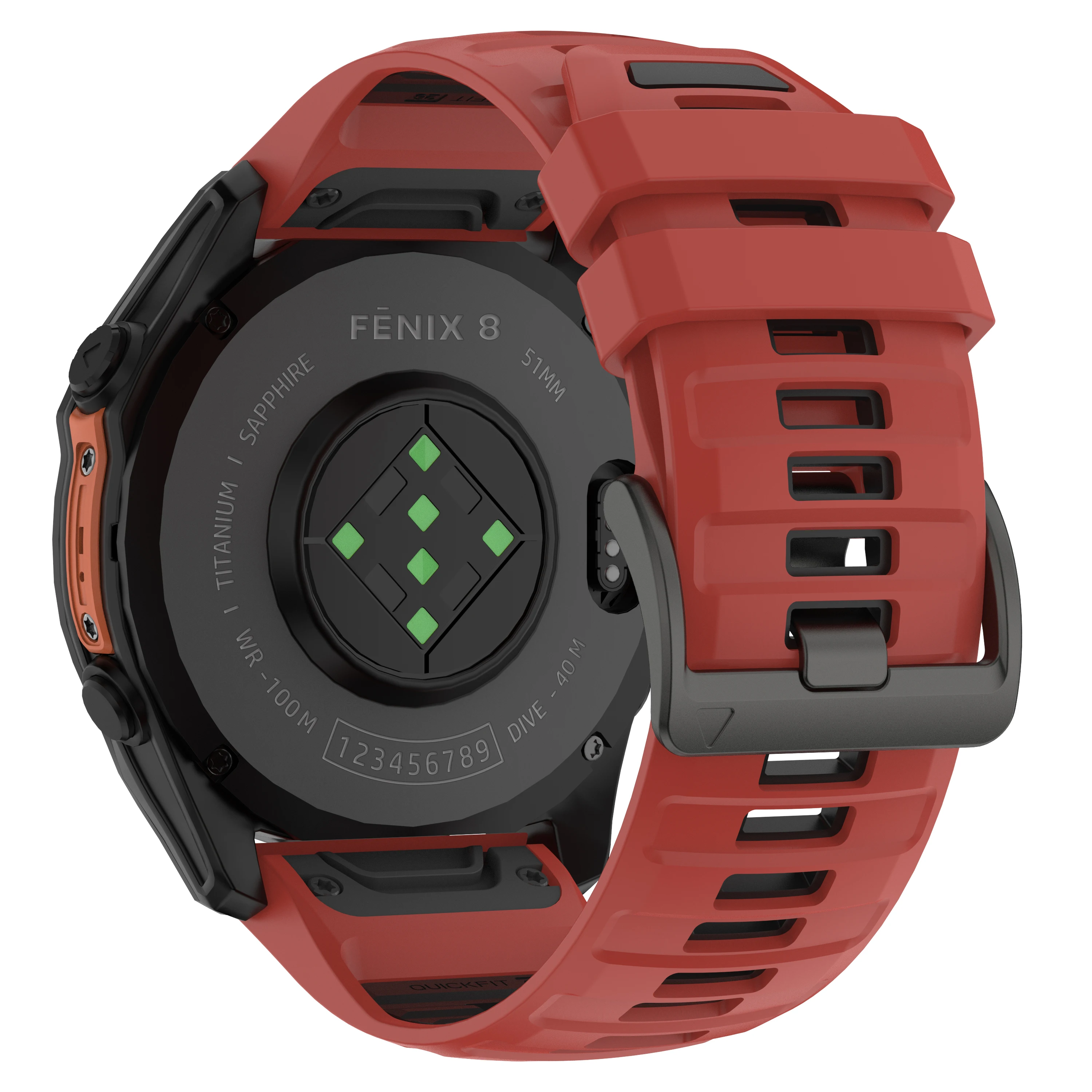 Premium QuickFit Silicone Strap Bracelet - 26mm/22mm Adjustable Band