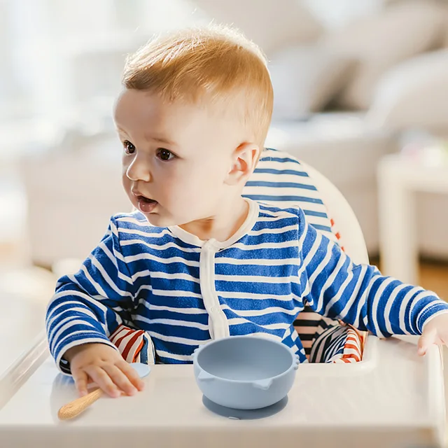 Vajilla práctica para bebé, plato de cena suave para niño, Material seguro,  ventosa, cuenco para niños, cuidado de la alimentación - AliExpress