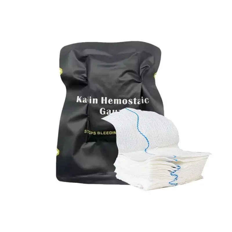 Wound bandage Tactical Emergency Wound Dressing Foldable Portable Hemostatic Gauze First Aid Kit Medical Aseptic Vacuum Seal