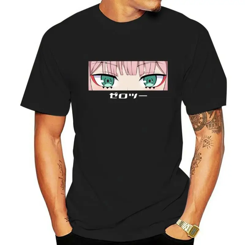 

Женская футболка Draling in the Fanxx Zero Two, модные женские футболки Harajuku, графическая футболка с круглым вырезом и коротким рукавом, летние топы