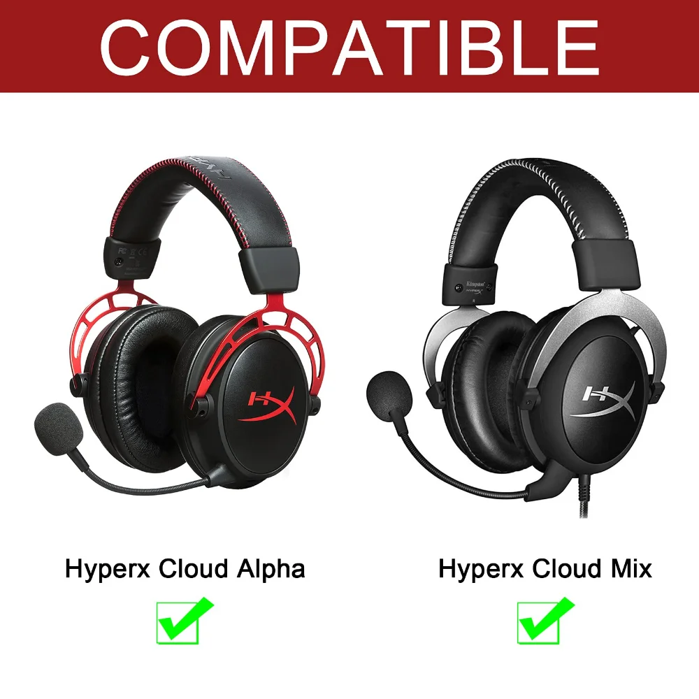  QKIIP HyperX Cloud Alpha Cable, Removable Replacement Alpha  Cord, with Mute & Volume Controls Compatible with HyperX Cloud Mix Alpha  Gaming Headset (No Mic) : Electronics