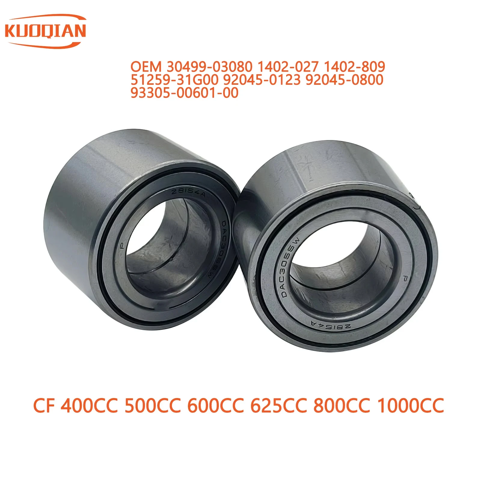 Radnabenlager DAC3055W für CF 400 500 520 550 600 625 800 1000 X5 X6 U6 X8 UTV ATV SSV CF Goes500 30499-03080
