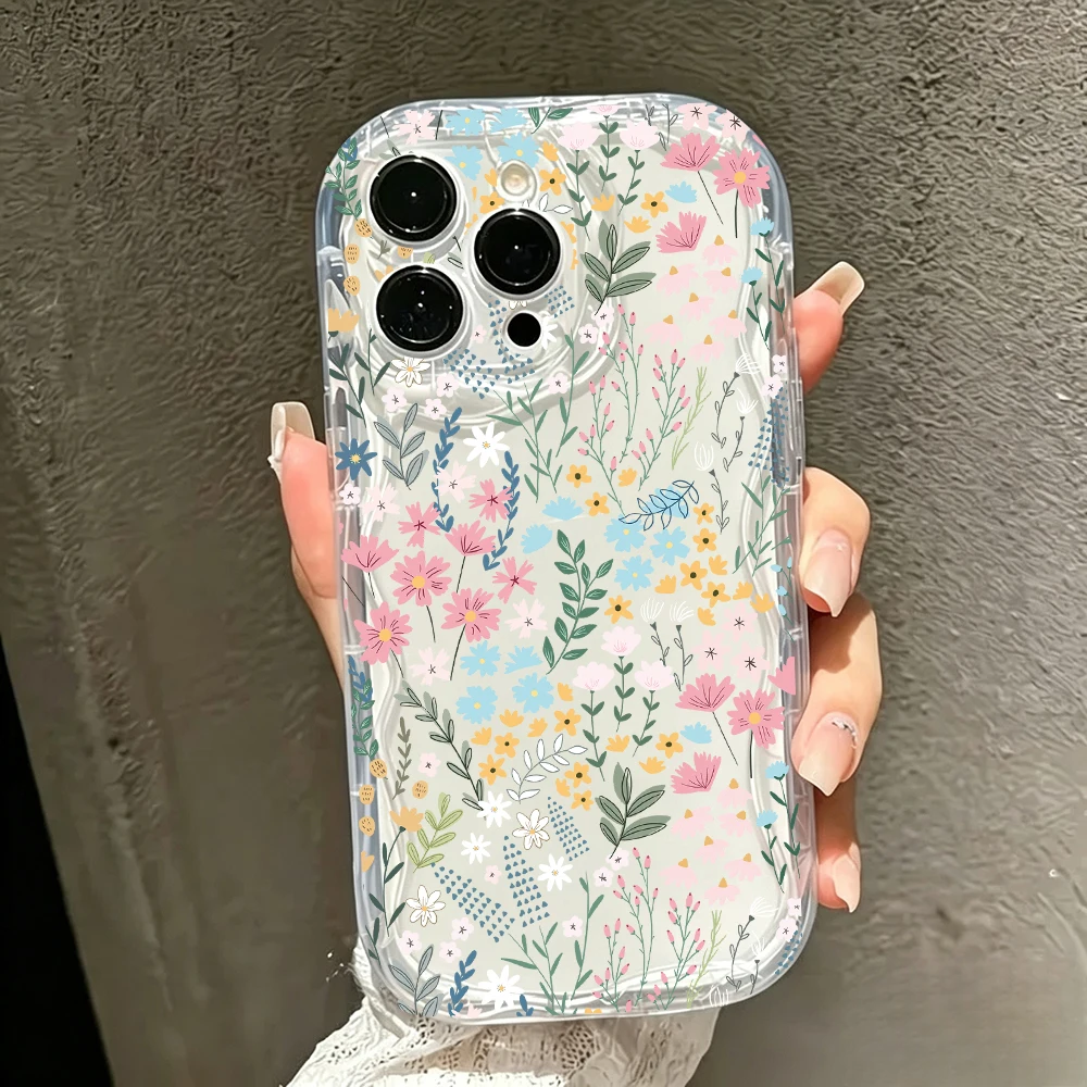 Oil Painting Pink Flower Phone Case Cover