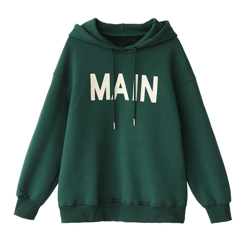 CHIC VEN Women Sweatshirts Loose Hoodies Streetwear Casual Letter