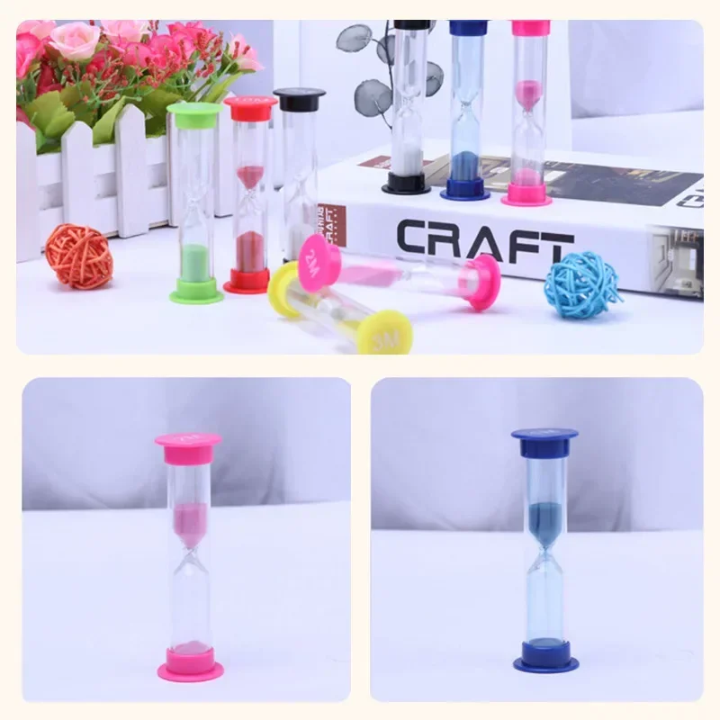 2/3/5/10 Minute Hourglass Sand Clock Timers Shower Tooth Brushing Timers Home Decors sand timer liquid hourglass timer colored hourglass