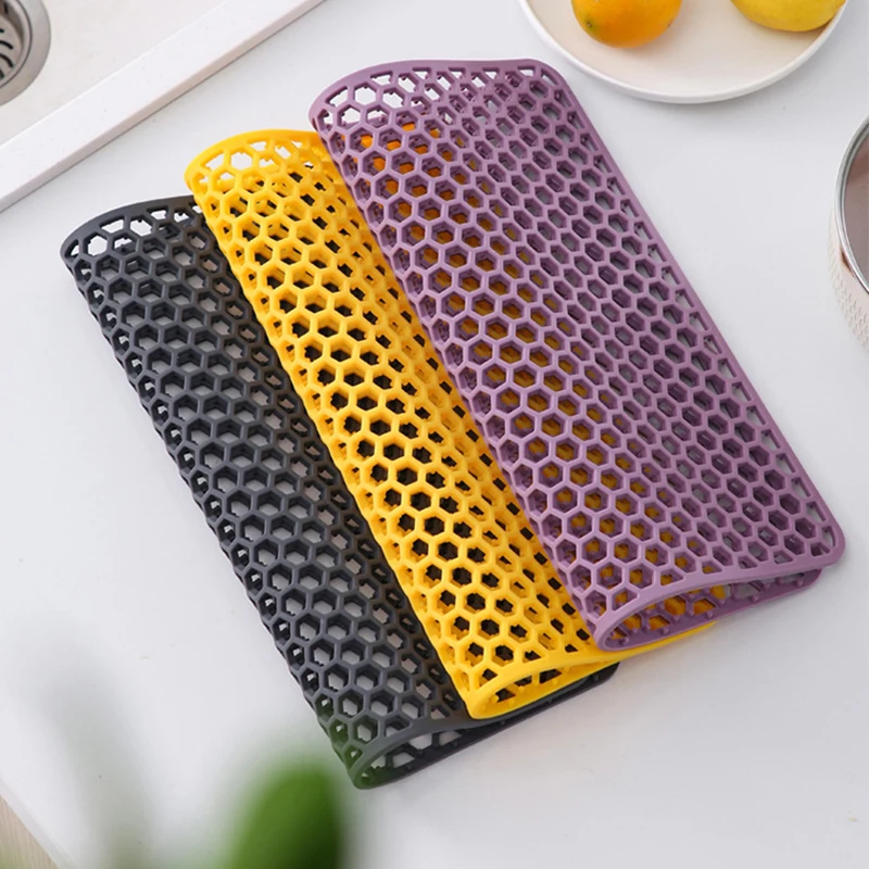 Silicone Mat,Sink Protectors for Bottom of Kitchen Sink,Dishes and Glassware,Fast Draining