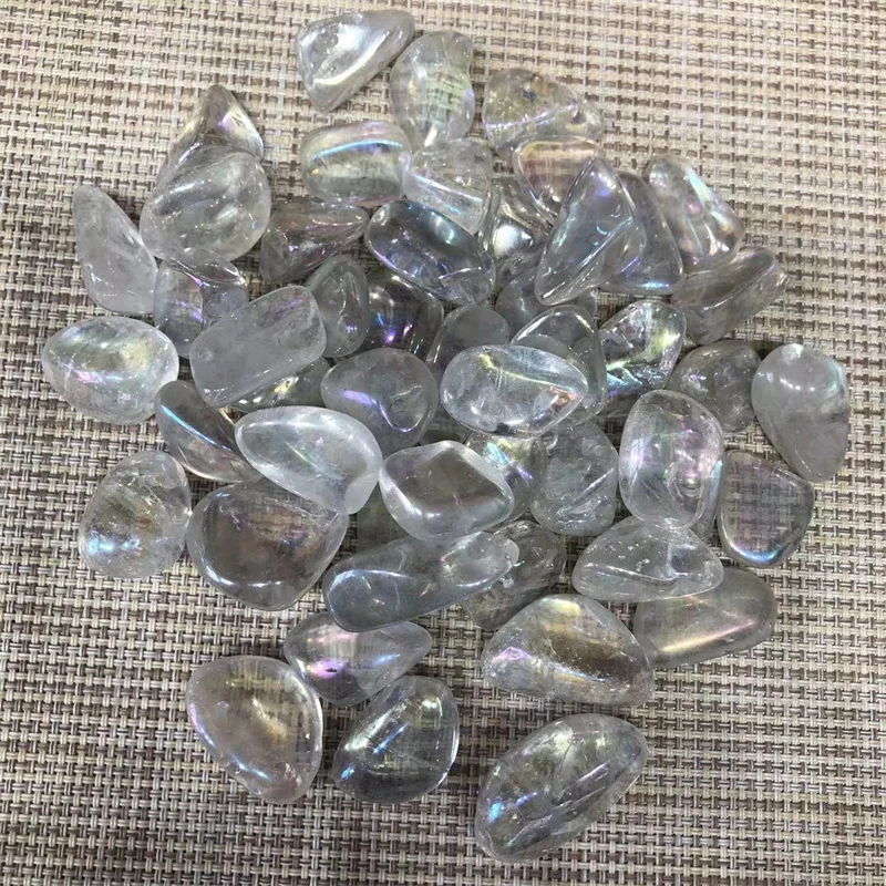 

Aura Crystal Tumbled Healing Gemstones Natural Stones Quartz Polished Gems Reiki Home Decoration