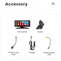 Moniteur de voiture sans fil CarPlay 10,26 "6,86", écran Android-Auto, lecteur multimédia WIFI, prise en charge de la caméra arrière, tableau de bord de Navigation FM carplay voiture autoradio carplay voiture android 6