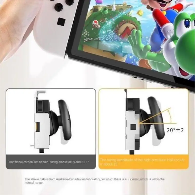 Game Joystick AOLION for Switch Joycon Hall Joystick Drift Original Joystick For Nintendo OLED Gaming Console Lite Handheld