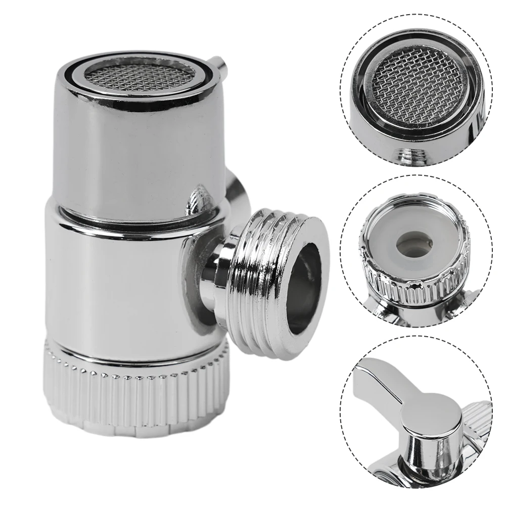 Kitchen Faucet Adapter Bathroom Switch Splitter Diverter Sink Valve For Water Tap Connector Toilet Bidet Shower Bathroom Kitchen