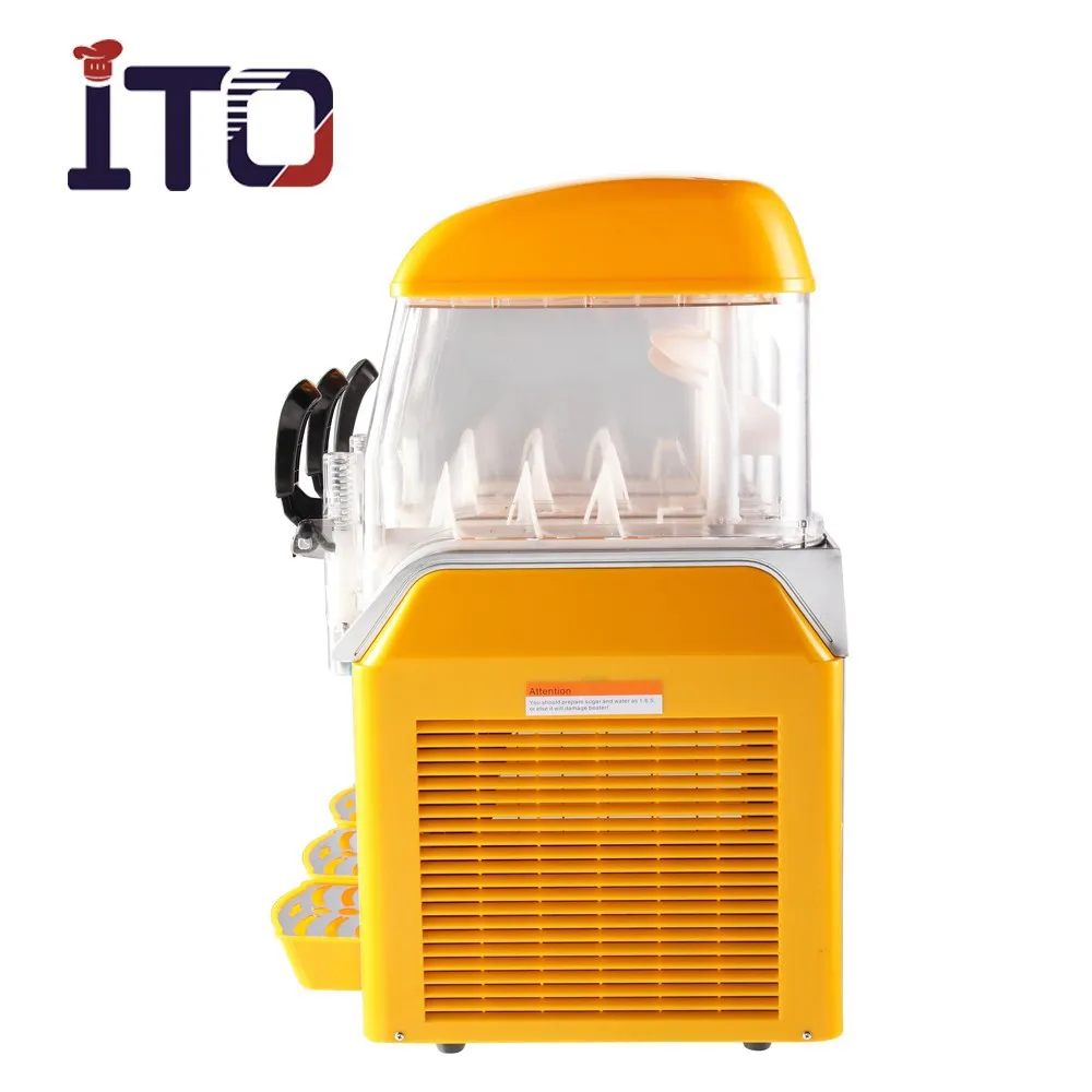 Catering Equipment Double Tanks Slush Machine 12Lx3 Commercial Slushie Machine 4