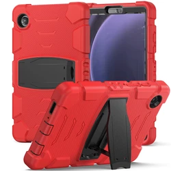 Heavy Duty Rugged Armor Silicone Shockproof Cover - A7 T500 10.4inch (Red)