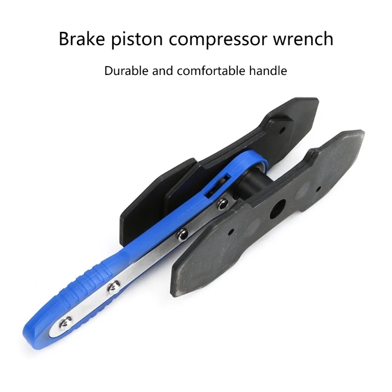 Brake Caliper Press Pump Positioning Piston Reset Kit with 4 Hooks Improve Braking System Compatible for Car Maintenance