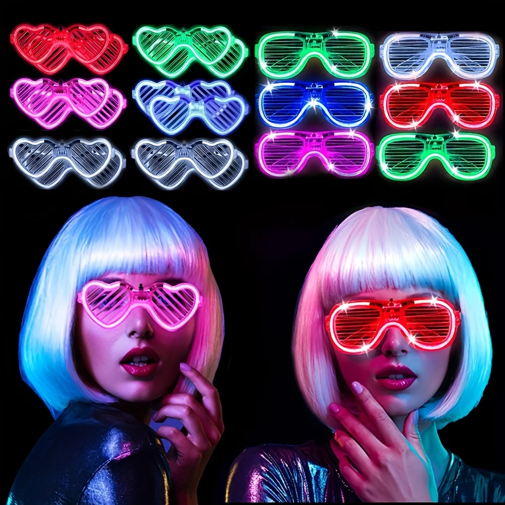 168pcs/Set Glow Party Kit, including 12 LED Glasses, 16 Foam Glow Sticks, 40 Finger Lights, 100 Glow Sticks, suitable for weddin