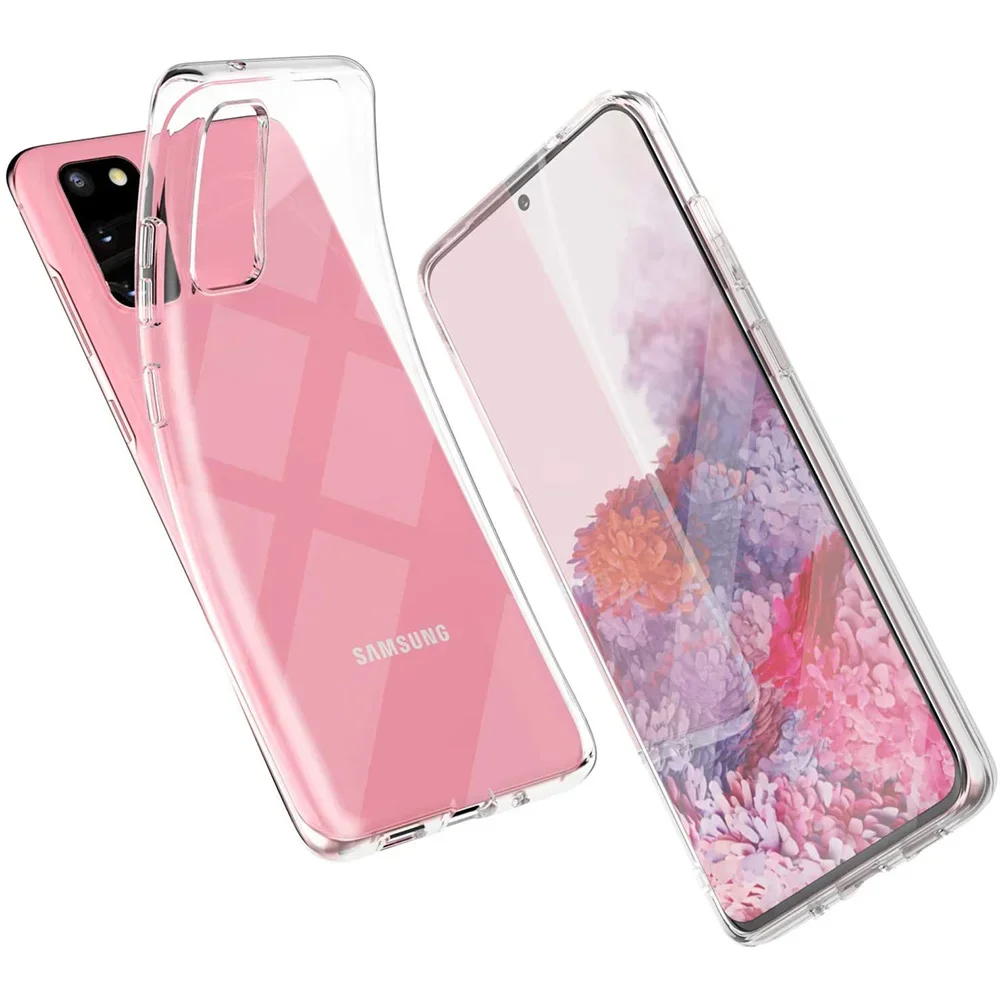 Custodia In Silicone Trasparente Ultra Sottile Per Samsung Galaxy S20 Fe Plus Custodia Morbida Ultra S20 + Per Samsung S20Fe S20 Trasparente Capa