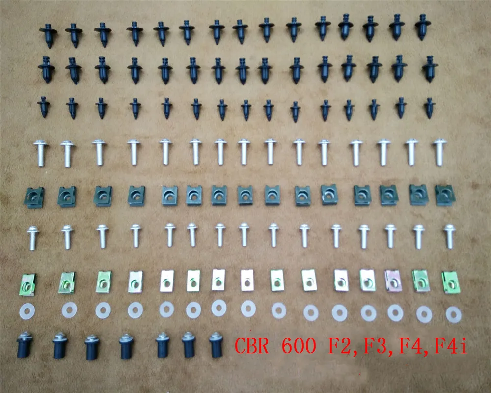 

Fairing Bodywork Kit Bolts Screws Fit For HONDA CBR 600 F2,F3,F4,F4i 1991-2007