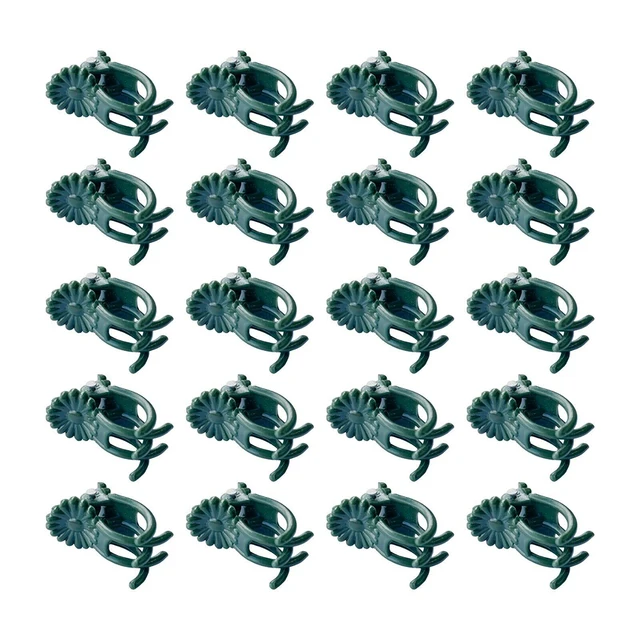 20pcs Garden Plant Clips Butterfly Orchid Clips Plant Support Stem Clamps Garden Flower Vine Plant Support Garden Tools 2
