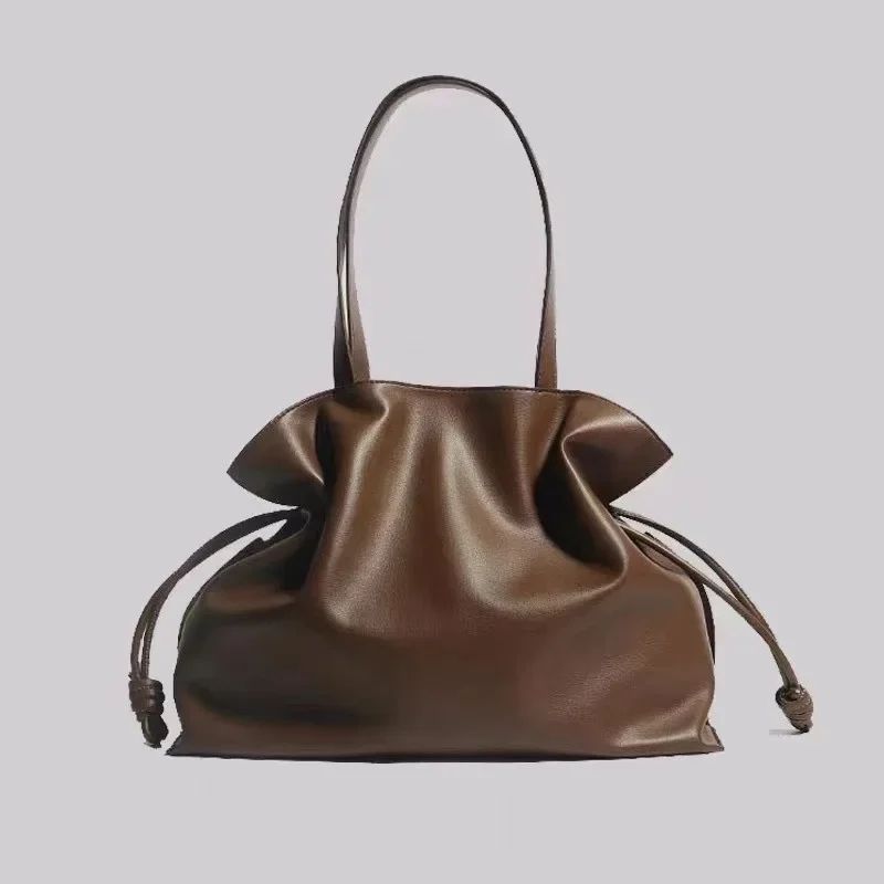 

Клатч из телячьей кожи для фламенко, женская сумка, сумка на плечо, Сумки из натуральной кожи шоколадного цвета