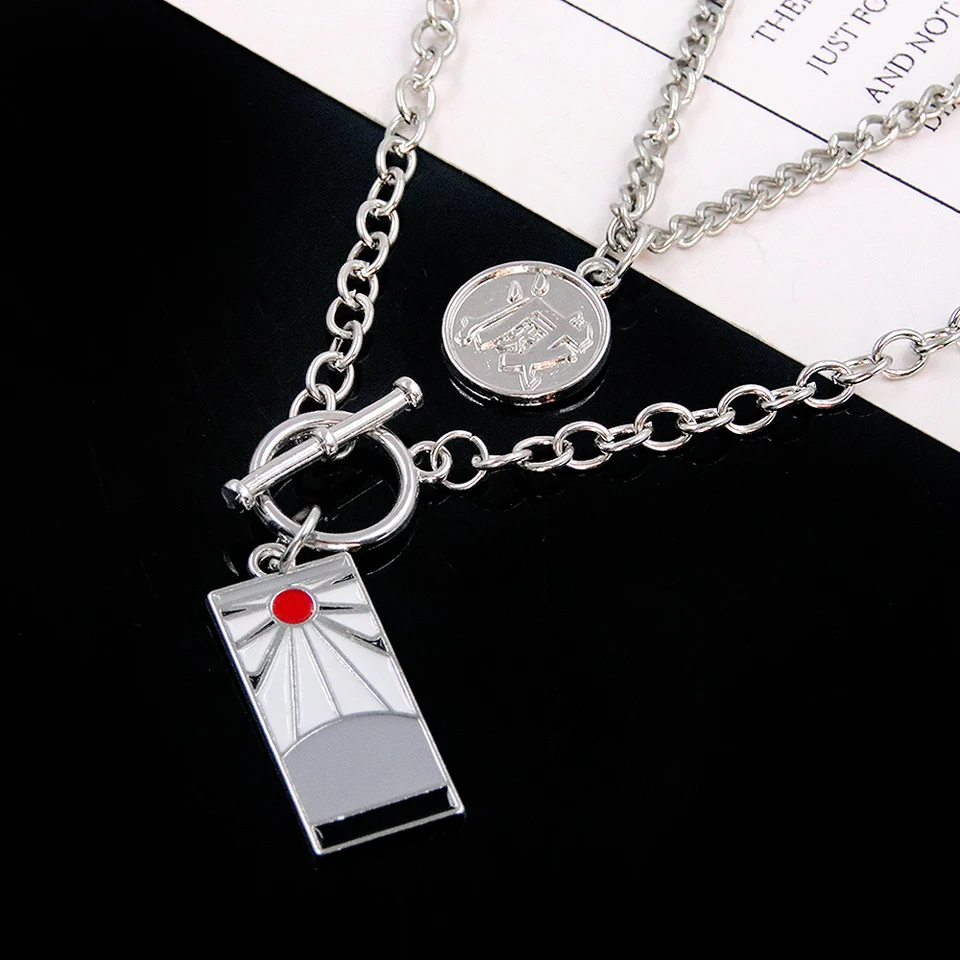 Collier Métal Anime Demon Slayer Tanjiro - Bijou Cosplay Pour Fans - Accessoire Mode Inspiré Slayer Corps