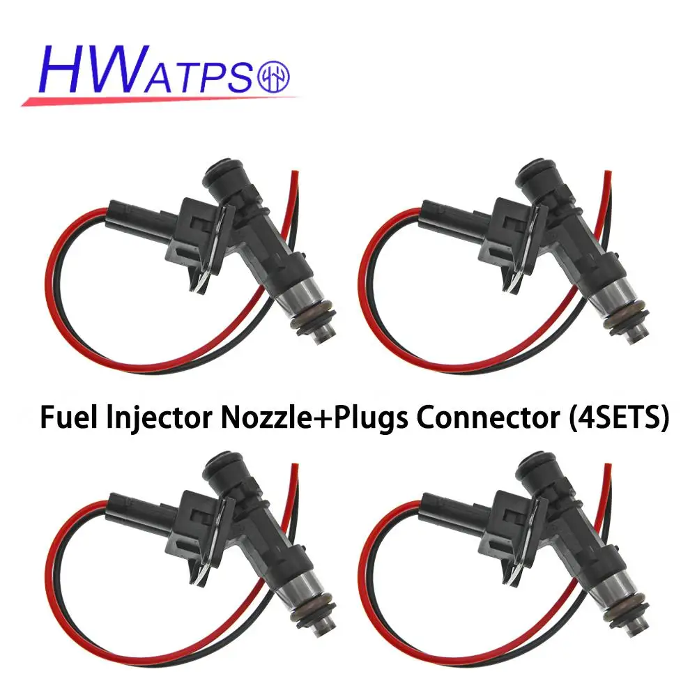 OEM 0280158022 4Pcs Petrol Fuel Injector Nozzle Valve For Lada 112