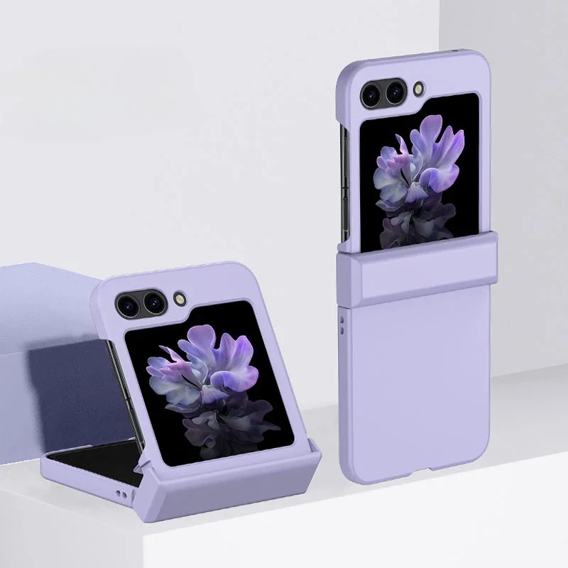 Skin Feel Hard Shell Shockproof Phone Case with Hinge Protection