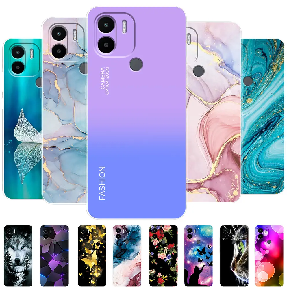 Per Redmi A2 Plus Custodia Funda Custodia Morbida In Silicone Trasparente Per Xiaomi Redmi A2 Custodia A2 Plus Cover Paraurti Per Redmi A2 + Coque