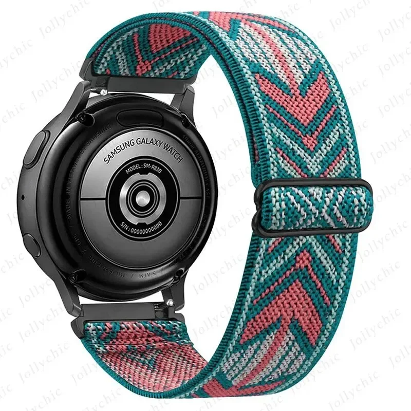 Adjustable Nylon Elastic Smartwatch Band, 20mm 22mm Strap, Premium Comfort and Style