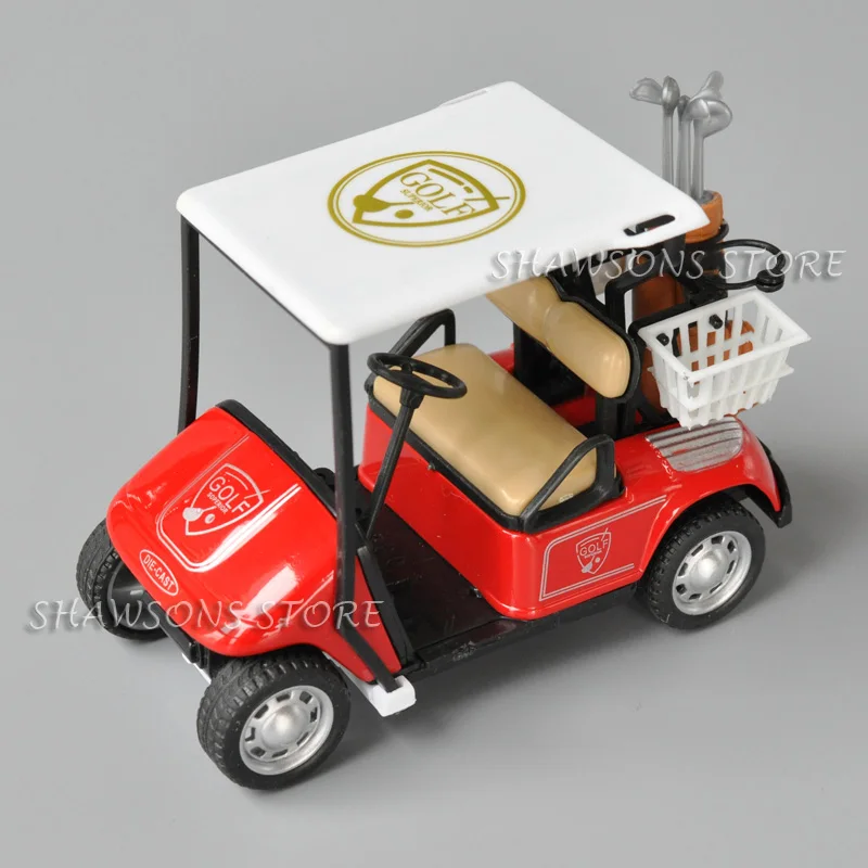 5 DieCast Pull Back Golf Cart, golf cart toy,