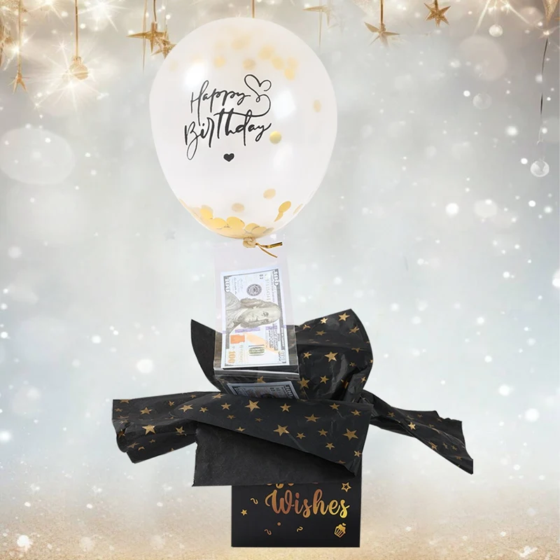 Birthday Money Gift Boxes with Pull-Out Happy Birthday Card, Fun Cash Surprise Packagin... - SKU MGB01127 - UGI Packaging