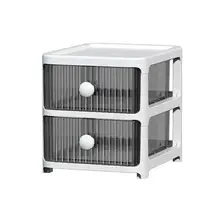  Modern Storage Box Plastic Makeup Box Heavy Duty Space-saving Multi-layer Pen Stationery Cosmetic Organizer 