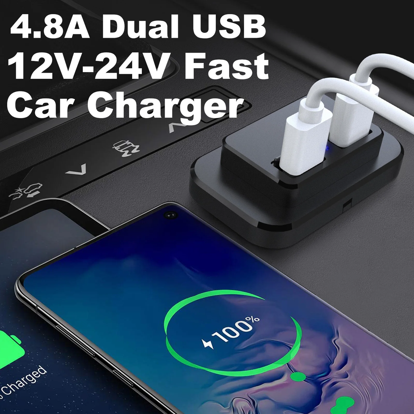 12V/24V 3.1A  USB ڵ  , 4.8A, USB  ܼƮ,  , , ķ, Ʈ, ATV, Ʈ, ڵ, rv