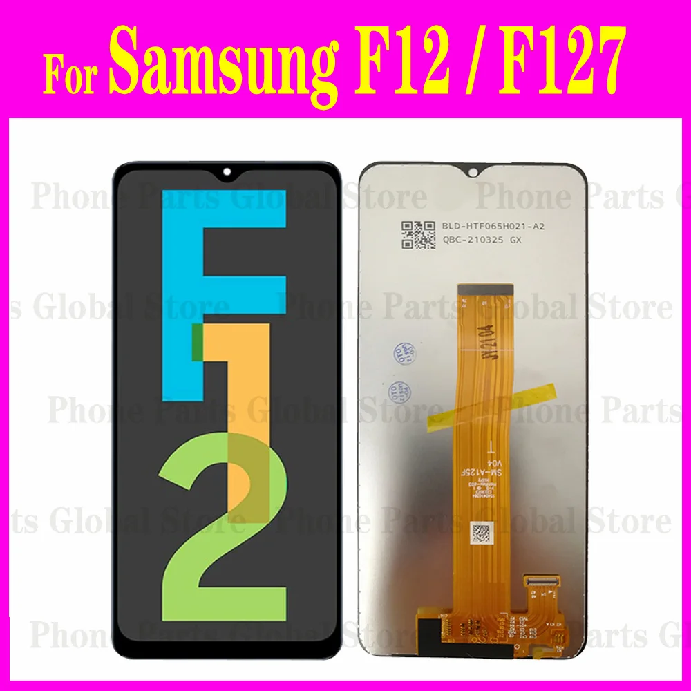 ЖК-дисплей 6,5 дюйма F127 для Samsung Galaxy F12, ЖК-дисплей SM-F127G/DS, экран с сенсорным датчиком, дигитайзер в сборе, замена