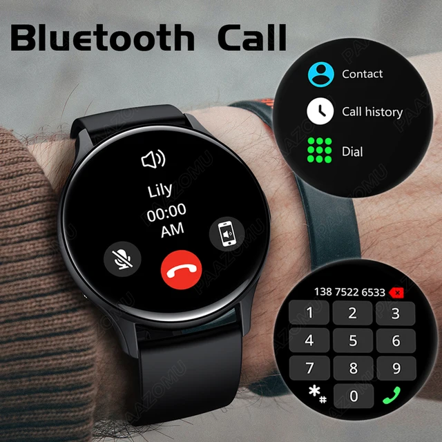 Real AMOLED Smartwatch Men 1.43"  466*466 HD Screen Always Display NFC Bluetooth Call IP68 Waterproof Sports Women Smart Watch 3