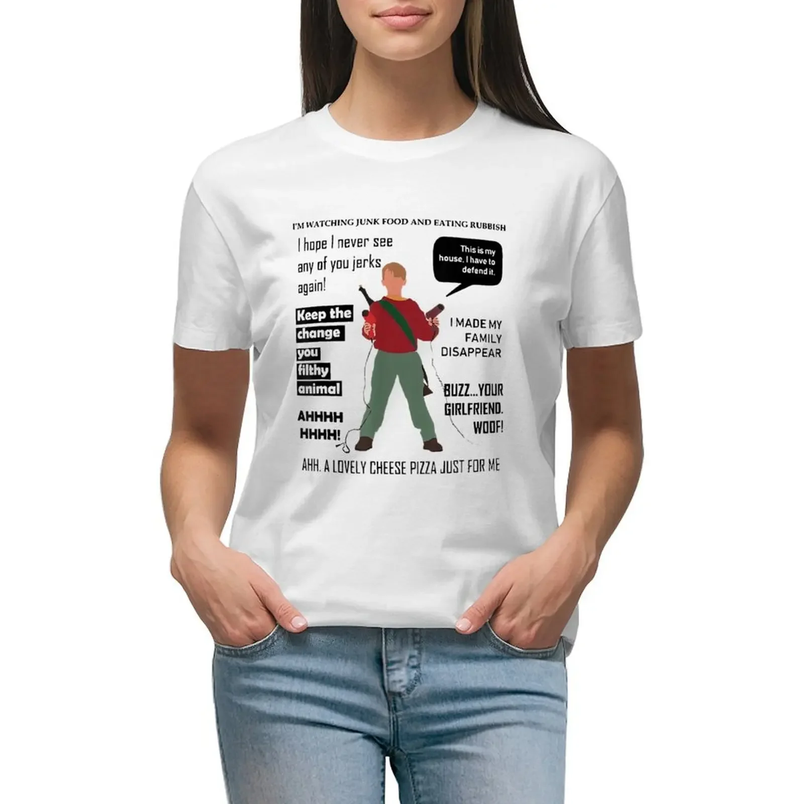 

Battle Plan T-shirt korean fashion plus size tops white t-shirt dress for Women sexy