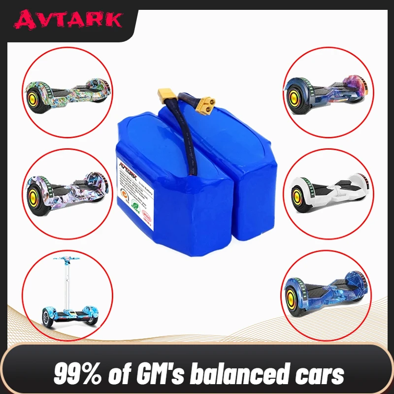 

18650 Lithium Battery Pack 36v 10s2p 4.4-12Ah 12000mAh Electric Scooter Hoverboard Rechargeable 20A BMS for Electric Scooter