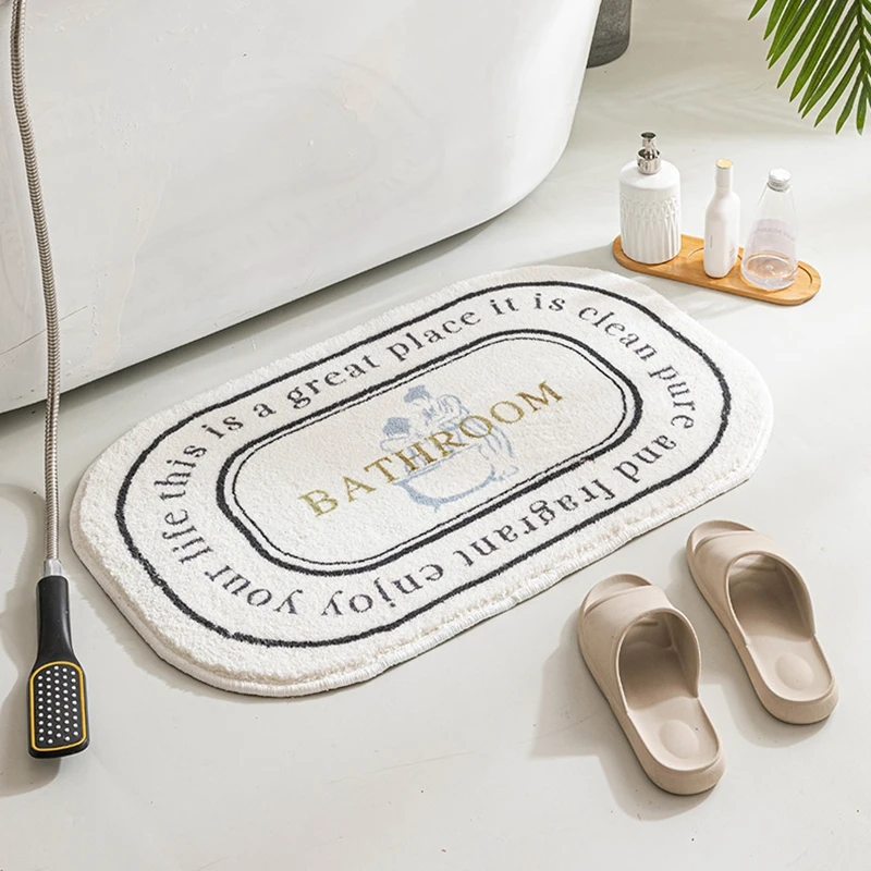 

Коврик для ванной, нескользящий дверной коврик в стиле INS, абсорбирующий коврик, коврик для балкона, крыльца, детской комнаты, коврик для ванной комнаты