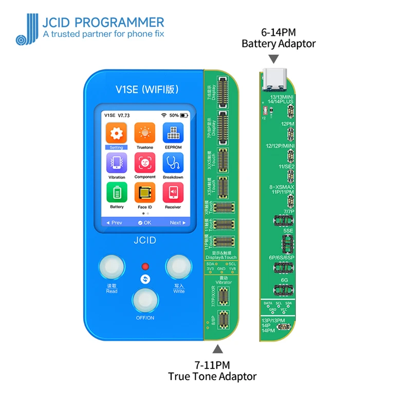 JCID JC V1SE Programmer For iPhone 14 13 Ture Tone Dot