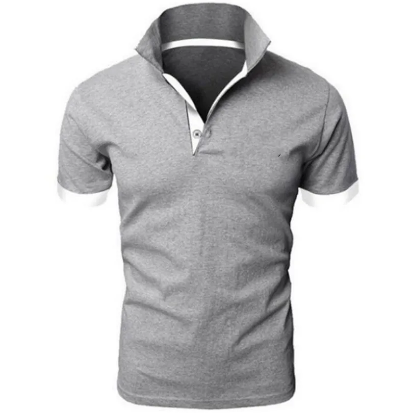 Summer Stretching Männer Shorts Ärm Polo Business Kleeder Männer T-Shirt Mark Poloen_voghion.com